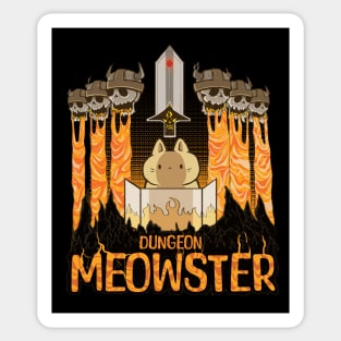 dungeon meowster Sticker